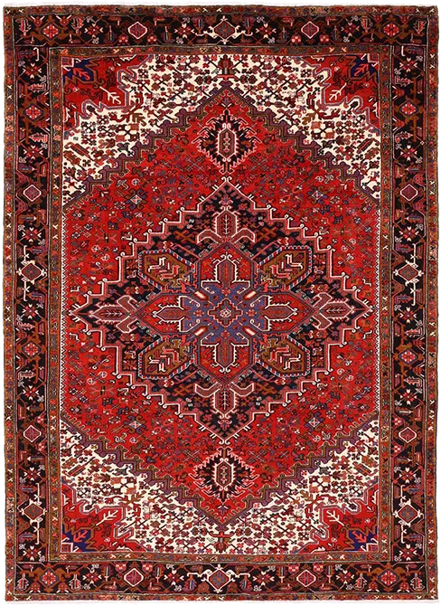 فرش دستبافت 9 متری گروان کد 204
