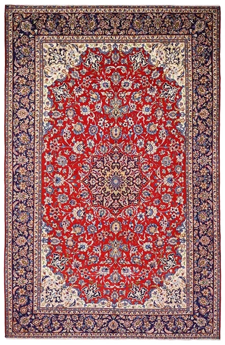 فرش دستبافت 12متری نجف اباد کد 343