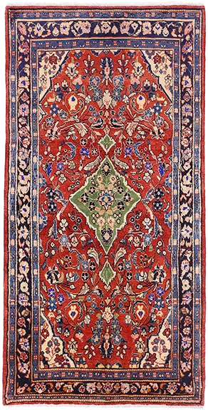 1 فرش دستبافت قالیچه اراک کد 405