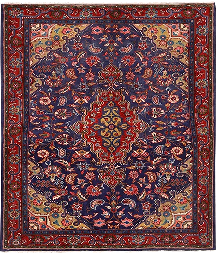 1 فرش دستبافت قالیچه همدان کد 454