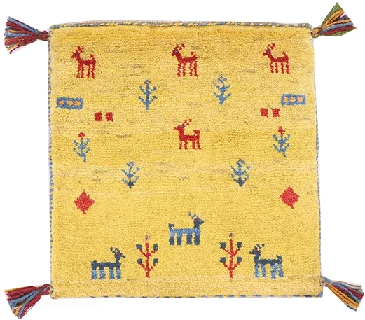1 فرش دستبافت گبه/یلمه شیراز کد 677