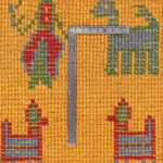 فرش دستبافت گبه/یلمه شیراز کد 674