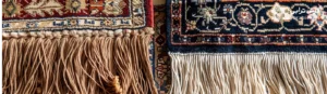 Torabi Rugs بررسی تفاوت ریشه های فرش دستبافت و ماشینی