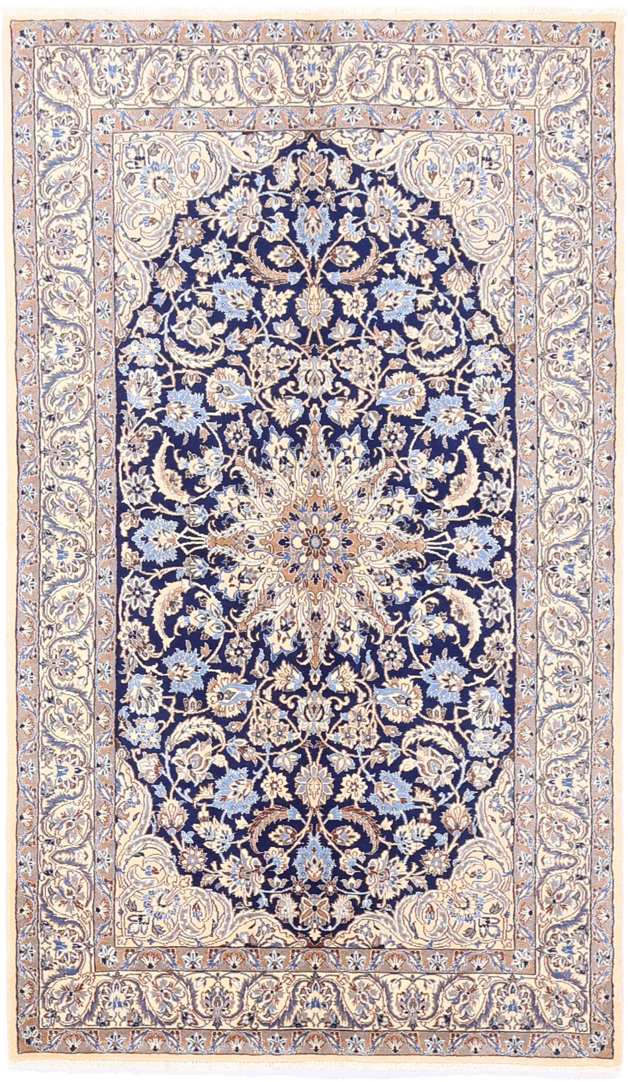 فرش دستبافت قالیچه نایین کد 743