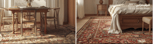 Torabi Rugs توجه به چیدمان فرش دستبافت در دکوراسیون مدرن