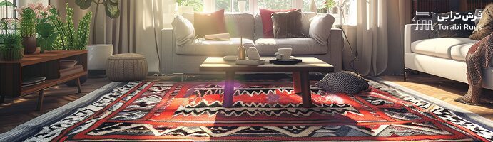 طرح های هندسی فرش دستبافت